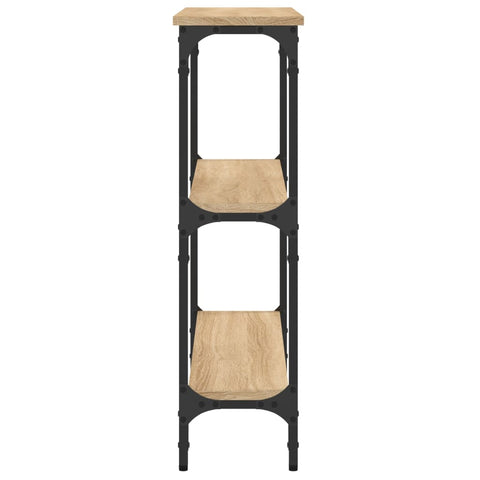 vidaXL Console Table Sonoma Oak 75x22.5x75 cm Engineered Wood
