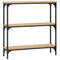 vidaXL Console Table Sonoma Oak 75x22.5x75 cm Engineered Wood