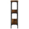 vidaXL Console Table Smoked Oak 75x22.5x75 cm Engineered Wood