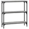 vidaXL Console Table Grey Sonoma 75x22.5x75 cm Engineered Wood
