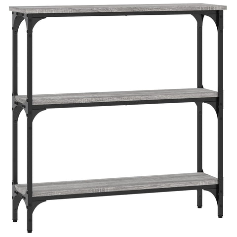 vidaXL Console Table Grey Sonoma 75x22.5x75 cm Engineered Wood