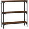 vidaXL Console Table Brown Oak 75x22.5x75 cm Engineered Wood