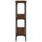 vidaXL Console Table Brown Oak 75x22.5x75 cm Engineered Wood