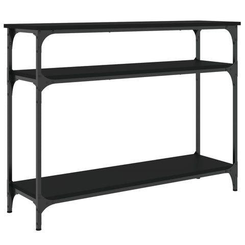 vidaXL Console Table Black 100x29x75 cm Engineered Wood