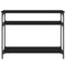 vidaXL Console Table Black 100x29x75 cm Engineered Wood