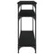 vidaXL Console Table Black 100x29x75 cm Engineered Wood