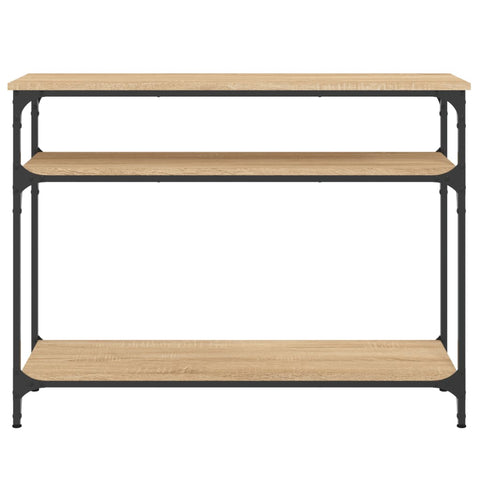 vidaXL Console Table Sonoma Oak 100x29x75 cm Engineered Wood