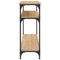 vidaXL Console Table Sonoma Oak 100x29x75 cm Engineered Wood