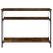 vidaXL Console Table Smoked Oak 100x29x75 cm Engineered Wood