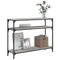 vidaXL Console Table Grey Sonoma 100x29x75 cm Engineered Wood