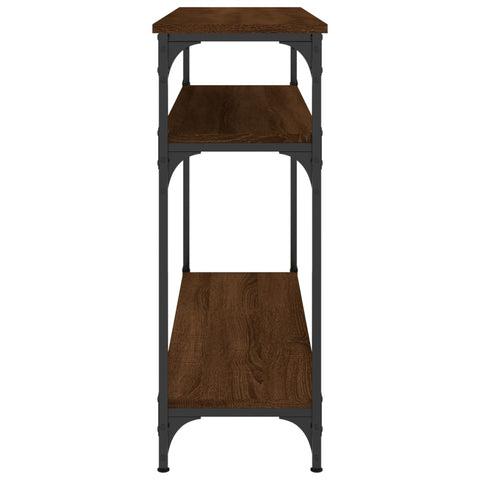 vidaXL Console Table Brown Oak 100x29x75 cm Engineered Wood