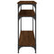 vidaXL Console Table Brown Oak 100x29x75 cm Engineered Wood