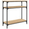 vidaXL Console Table Sonoma Oak 75x29x75 cm Engineered Wood