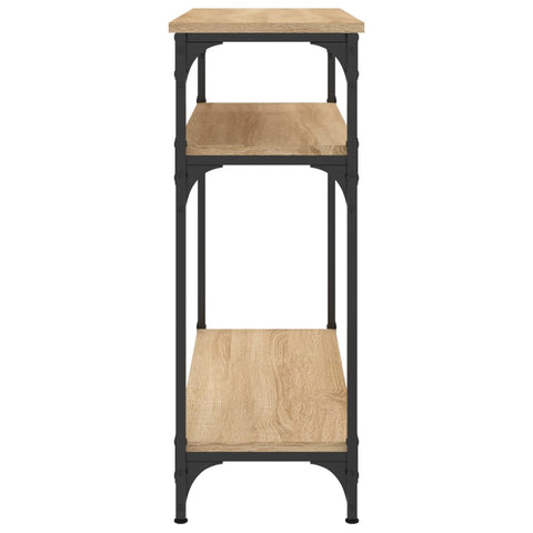 vidaXL Console Table Sonoma Oak 75x29x75 cm Engineered Wood