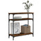 vidaXL Console Table Smoked Oak 75x29x75 cm Engineered Wood