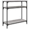 vidaXL Console Table Grey Sonoma 75x29x75 cm Engineered Wood