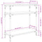 vidaXL Console Table Grey Sonoma 75x29x75 cm Engineered Wood