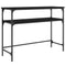 vidaXL Console Table Black 100x35.5x75 cm Engineered Wood
