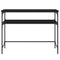 vidaXL Console Table Black 100x35.5x75 cm Engineered Wood