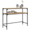 vidaXL Console Table Sonoma Oak 100x35.5x75 cm Engineered Wood