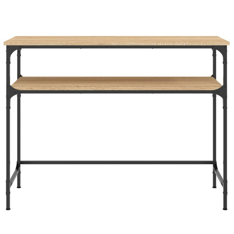 vidaXL Console Table Sonoma Oak 100x35.5x75 cm Engineered Wood