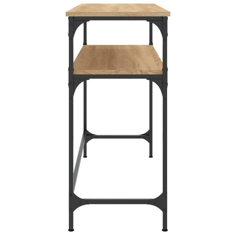 vidaXL Console Table Sonoma Oak 100x35.5x75 cm Engineered Wood