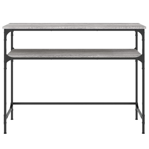 vidaXL Console Table Grey Sonoma 100x35.5x75 cm Engineered Wood