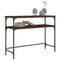 vidaXL Console Table Brown Oak 100x35.5x75 cm Engineered Wood