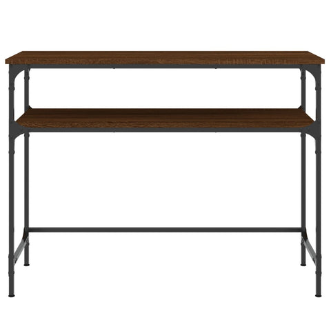 vidaXL Console Table Brown Oak 100x35.5x75 cm Engineered Wood