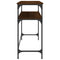 vidaXL Console Table Brown Oak 100x35.5x75 cm Engineered Wood