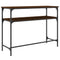 vidaXL Console Table Brown Oak 100x35.5x75 cm Engineered Wood