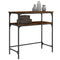 vidaXL Console Table Smoked Oak 75x35.5x75 cm Engineered Wood