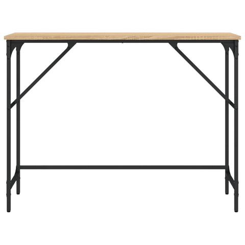 vidaXL Console Table Sonoma Oak 100x32x75 cm Engineered Wood