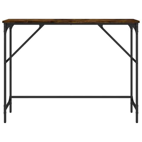 vidaXL Console Table Smoked Oak 100x32x75 cm Engineered Wood