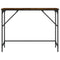 vidaXL Console Table Smoked Oak 100x32x75 cm Engineered Wood