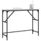 vidaXL Console Table Grey Sonoma 100x32x75 cm Engineered Wood