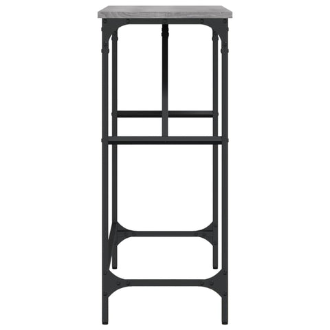 vidaXL Console Table Grey Sonoma 100x32x75 cm Engineered Wood