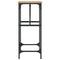 vidaXL Console Table Sonoma Oak 75x32x75 cm Engineered Wood