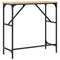 vidaXL Console Table Sonoma Oak 75x32x75 cm Engineered Wood