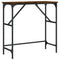 vidaXL Console Table Smoked Oak 75x32x75 cm Engineered Wood
