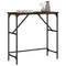 vidaXL Console Table Smoked Oak 75x32x75 cm Engineered Wood