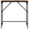 vidaXL Console Table Smoked Oak 75x32x75 cm Engineered Wood