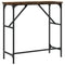 vidaXL Console Table Smoked Oak 75x32x75 cm Engineered Wood
