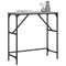 vidaXL Console Table Grey Sonoma 75x32x75 cm Engineered Wood