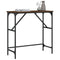 vidaXL Console Table Brown Oak 75x32x75 cm Engineered Wood
