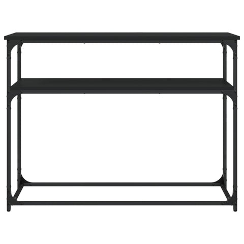 vidaXL Console Table Black 100x35.5x75 cm Engineered Wood