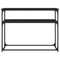 vidaXL Console Table Black 100x35.5x75 cm Engineered Wood