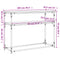 vidaXL Console Table Black 100x35.5x75 cm Engineered Wood