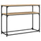 vidaXL Console Table Sonoma Oak 100x35.5x75 cm Engineered Wood