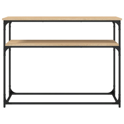 vidaXL Console Table Sonoma Oak 100x35.5x75 cm Engineered Wood